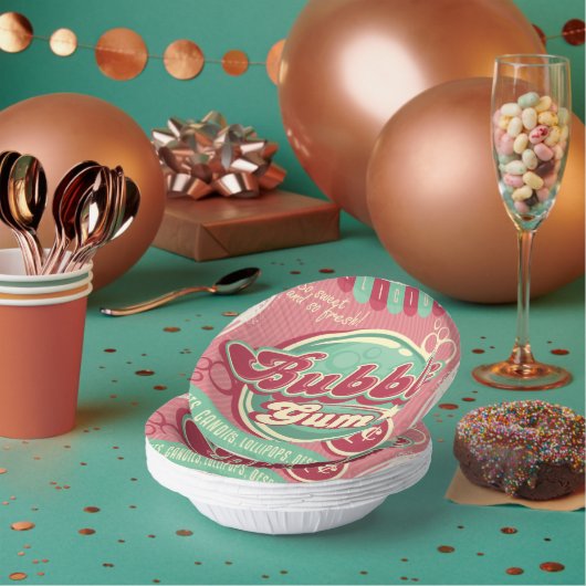 Bubble gum Paper Bowls Papieren Kommen (Multi)