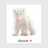 Bubble Gum Polar Beer Vinyl Sticker (Vel)