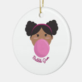 Bubble Gum Princess Keramisch Ornament (Links)