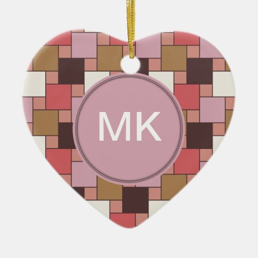 Bubble Gum Sorbet Keramisch Ornament (Voorkant)