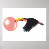 Bubble Gum Toucan Bing Bubble Poster (Voorkant)