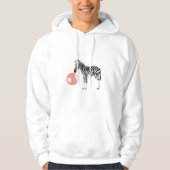 Bubble Gum Zebra Baling Bubble Hoodie (Voorkant)