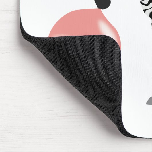 Bubble Gum Zebra Baling Bubble Muismat (Hoek)