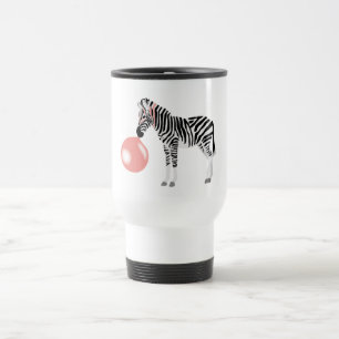 Bubble Gum Zebra Baling Bubble Reisbeker