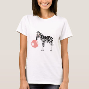 Bubble Gum Zebra Baling Bubble T-shirt