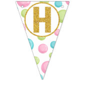 Bubble Happy Birthday Banner, Bubble Party Vlaggetjes (Tweede vlag)