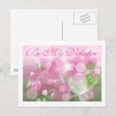 Bubble Heart en Butterfly Valentijn Briefkaart (Voorkant / Achterkant)