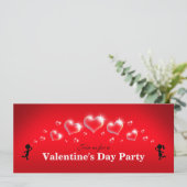 Bubble Hearts - Uitnodigingen van de Partij van de (Staand voorkant)