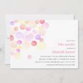 Bubble | Invitation à l'aspersion de bébé (Devant)