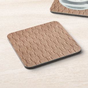 Bubble Knit Stitch Pattern beroemd gemaakt door Sh Bier Onderzetter