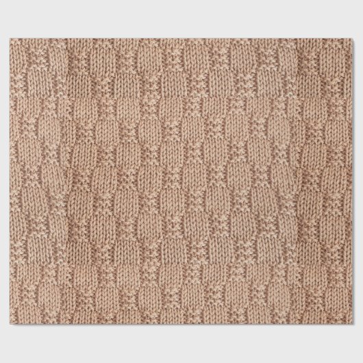 Bubble Knit Stitch Pattern beroemd gemaakt door Sh Cadeaupapier (Vlak)