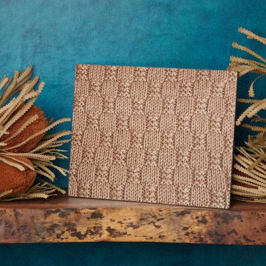 Bubble Knit Stitch Pattern beroemd gemaakt door Sh Fotoplaat (Zijkant)