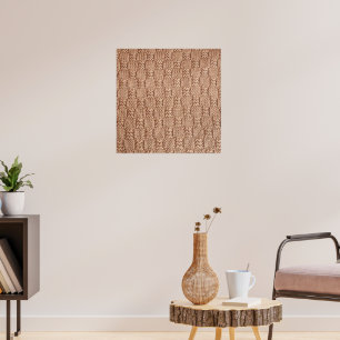 Bubble Knit Stitch Pattern beroemd gemaakt door Sh Poster