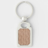 Bubble Knit Stitch Pattern beroemd gemaakt door Sh Sleutelhanger (Voorkant)