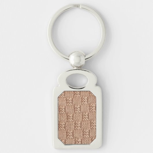 Bubble Knit Stitch Pattern beroemd gemaakt door Sh Sleutelhanger (Voorkant)
