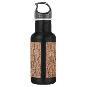 Bubble Knit Stitch Pattern beroemd gemaakt door Sh Waterfles (Achterkant)