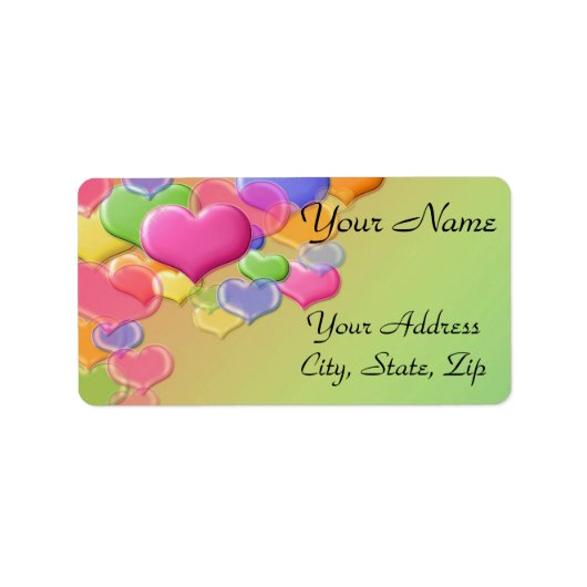 Bubble Love Etiket (Voorkant)