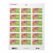 Bubble Love Etiket (Full Sheet)