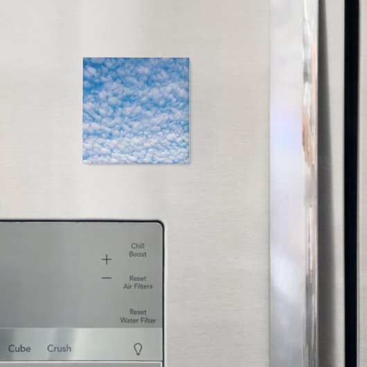 Bubble Mammatus Clouds Blue Sky Natuur Fotografie Magneet (Insitu (Koelkast))