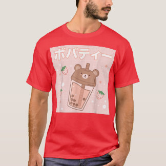 Bubble Milk Tea Boba Cute Beer Kawaii T-shirt