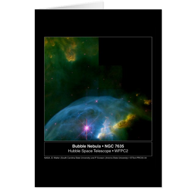 Bubble Nebula 7635 Hubble Telescope (Voorkant)