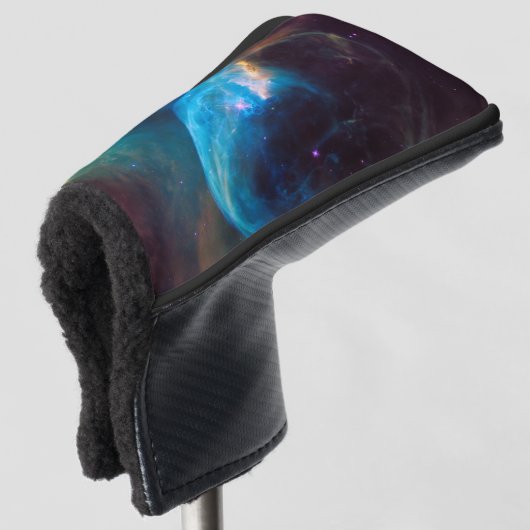 Bubble Nebula Space Astronomie Cosmic Golfheadcover (3/4 voorkant)
