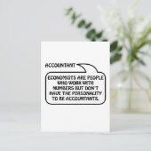 Bubble offerte accountant briefkaart (Staand voorkant)