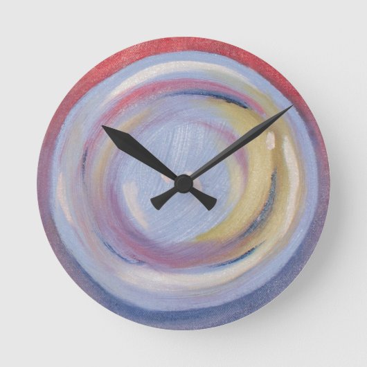 Bubble Orb Clock Ronde Klok (Voorkant)