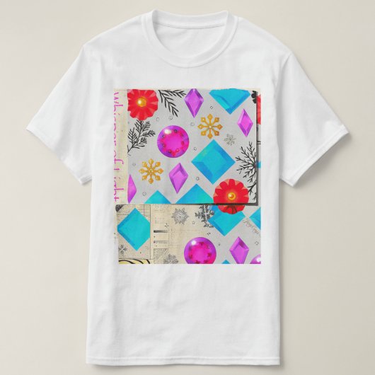 Bubble Pattern Pop T-shirt – Vrolijk Abstract Kuns (Design voorkant)
