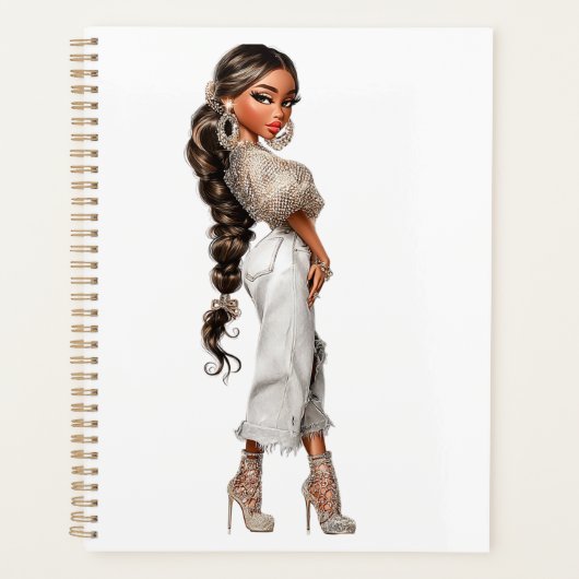 Bubble Ponytail Planner (Voorkant)