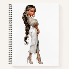 Bubble Ponytail Spiral Notebook Notitieboek