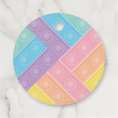 Bubble Pop Speelgoed Rainbow Popper Fidget Speelgo Bedankjes Labels (Achterkant)