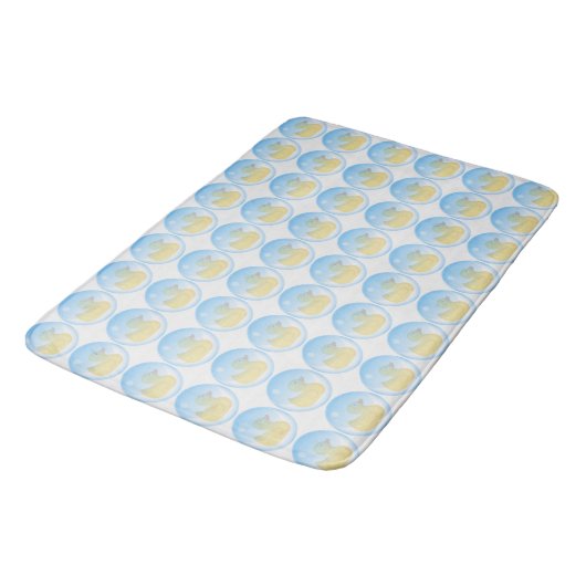 Bubble Quirky Pattern Badmat (Gekanteld)
