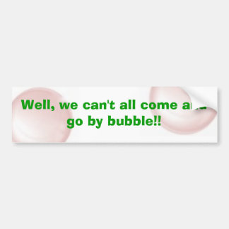 Bubble Quote Bumpersticker