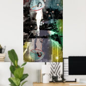 Bubble Rain Poster (Thuiskantoor)