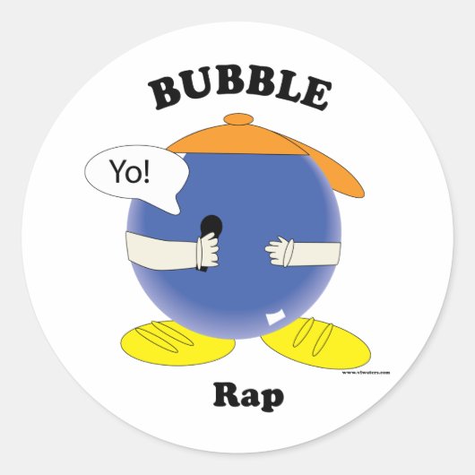 Bubble Rap Stickers (Voorkant)