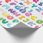 Bubble Shaped Alphabet Cadeaupapier