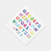 Bubble Shaped Alphabet Servet (Hoek)