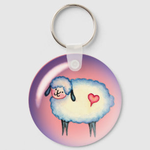 BUBBLE SHEEP VAN SHARON SHARPE SLEUTELHANGER