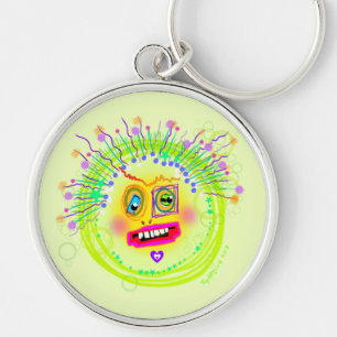 Bubble Smile Meemogie Emoji Kunst Sleutelhanger