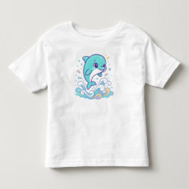 Bubble Splash Dolfijn Cute Oceaan Dier Aangepast Kinder Shirts