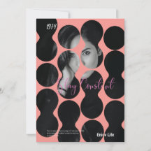 Bubble Stijlvolle cover uitnodiging sjabloon