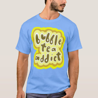 Bubble Tea Addict Yellow Version T-shirt