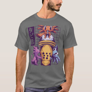 Bubble Tea and Axolotls Axolotl Drink T-shirt