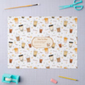 Bubble Tea Business White Tissuepapier (Craft)