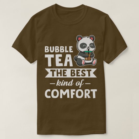 Bubble tea de beste soort Bubble tea Merchandise 5 T-shirt (Design voorkant)