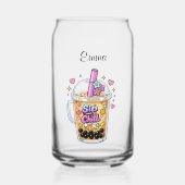 bubble tea elegance whimsical aesthetic custome  (Recto)