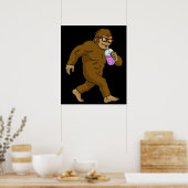 Bubble Tea Gift Kinder Bigfoot Boba Tea Bubble Tea Poster (Keuken)