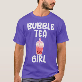Bubble Tea Girl Humoureuze print voor Boba Tea Gir T-shirt
