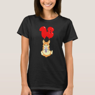 Bubble Tea Hamster 18th Birthday Kinder Balloon Pa T-shirt